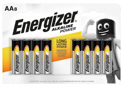 Elem, AA ceruza, 8 db, ENERGIZER "Alkaline Power"