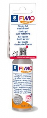 Folyékony gyurma, 50ml, égethető, FIMO "Effect", ezüst