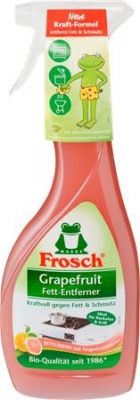 Konyhai tisztító- és zsíroldó spray, 500 ml, FROSCH, grapefruit