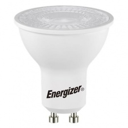 LED izzó, GU10 spot, 4,9W (50W), 345lm, 3000K, ENERGIZER